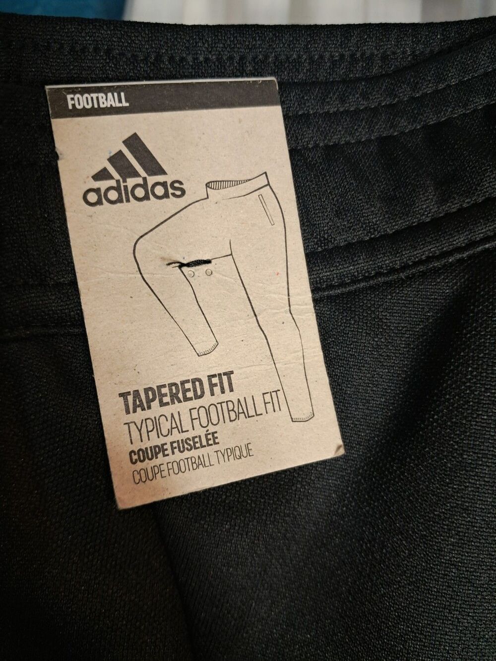 NWT Adidas Tiro 1 Mens Black Size 2XL Training Pants Football Soccer Straight - Picture 7 of 8